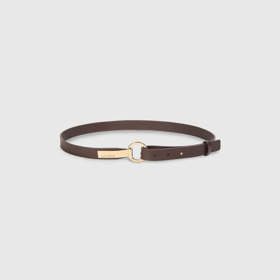Ceinture à barrette - Chocolat