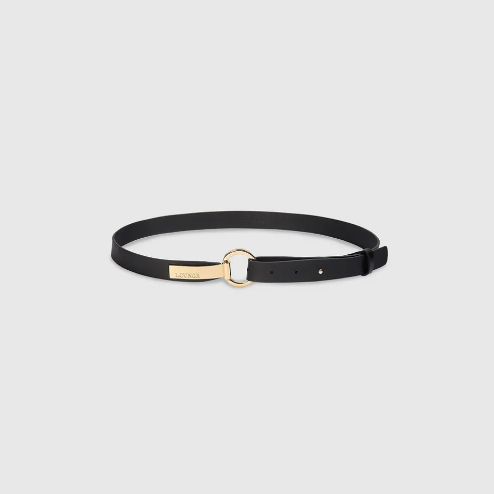 Ceinture à barrette - Noir